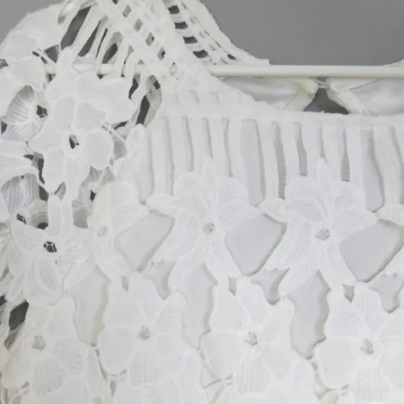 LACE & HEELS BOUTIQUE - lace/crochet style dress - size 10 - Picture 5 of 12